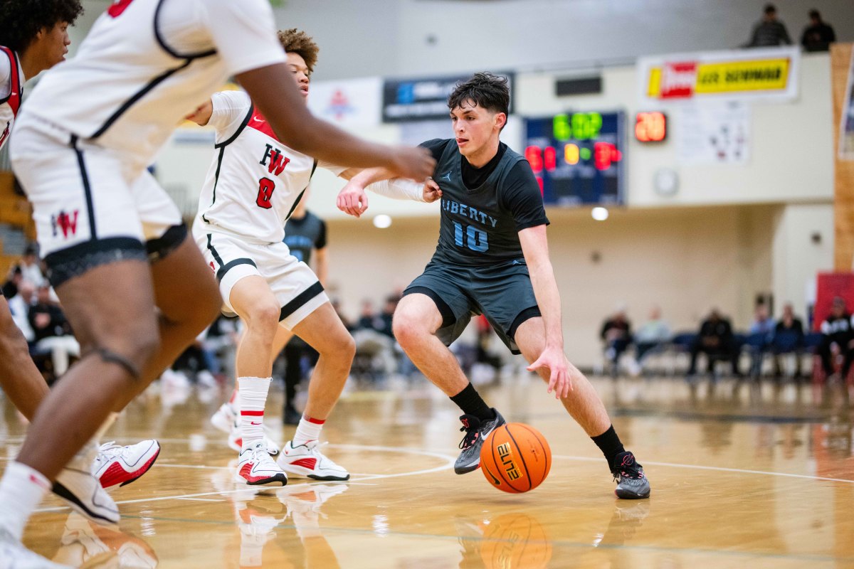 Liberty Harvard Westlake boys basketball Les Schwab Invitational game December 27 2023 Naji Saker-80