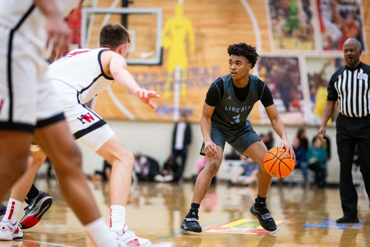 Liberty Harvard Westlake boys basketball Les Schwab Invitational game December 27 2023 Naji Saker-83