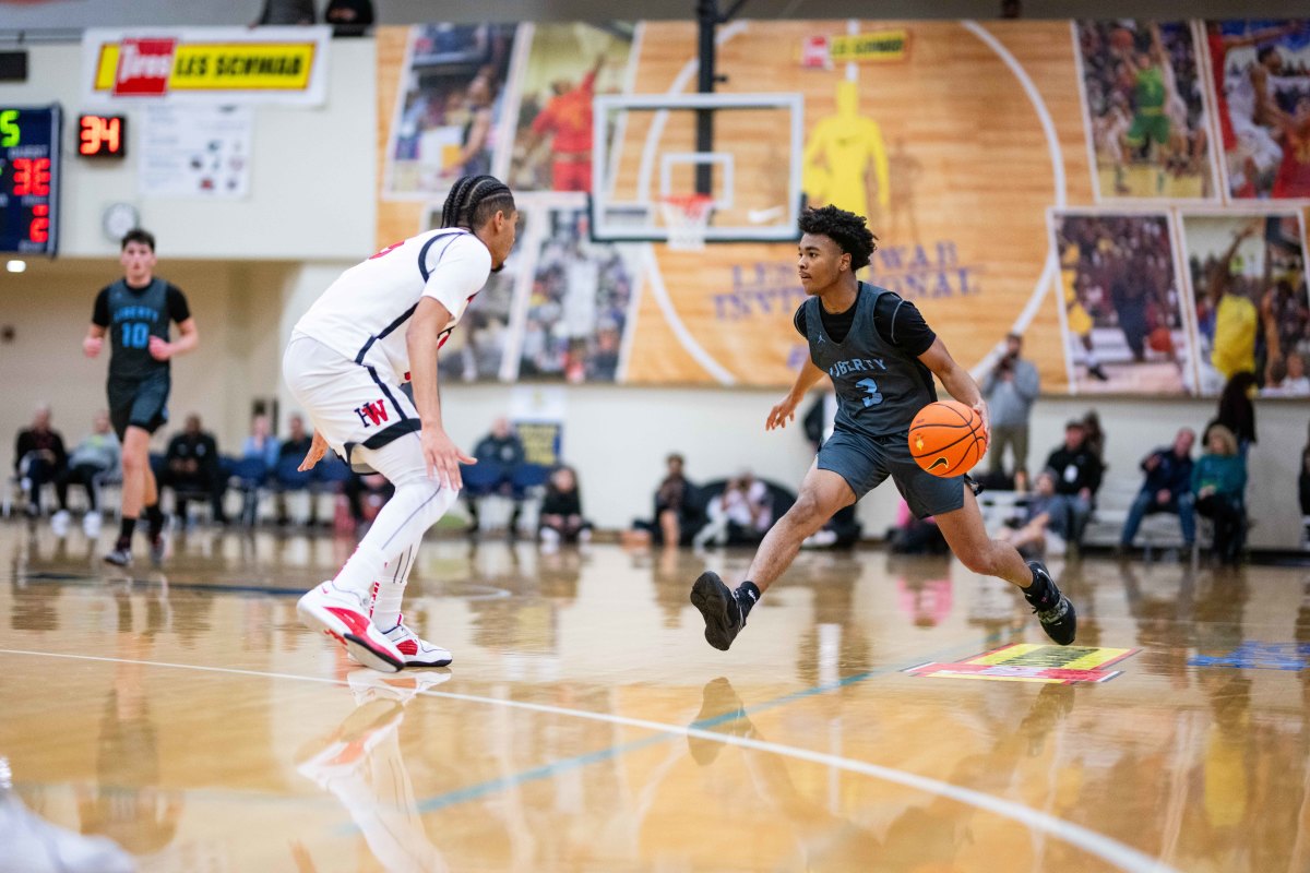 Liberty Harvard Westlake boys basketball Les Schwab Invitational game December 27 2023 Naji Saker-86