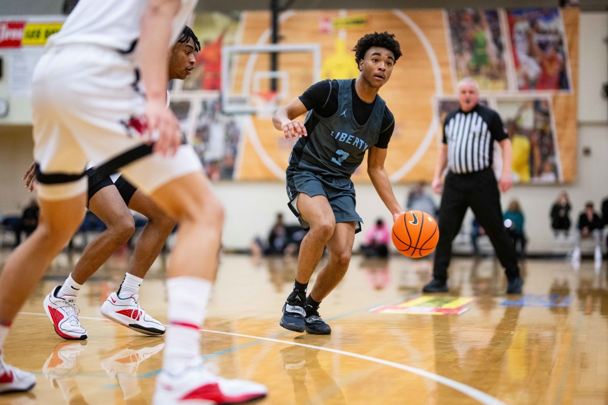 Liberty Harvard Westlake boys basketball Les Schwab Invitational game December 27 2023 Naji Saker-91