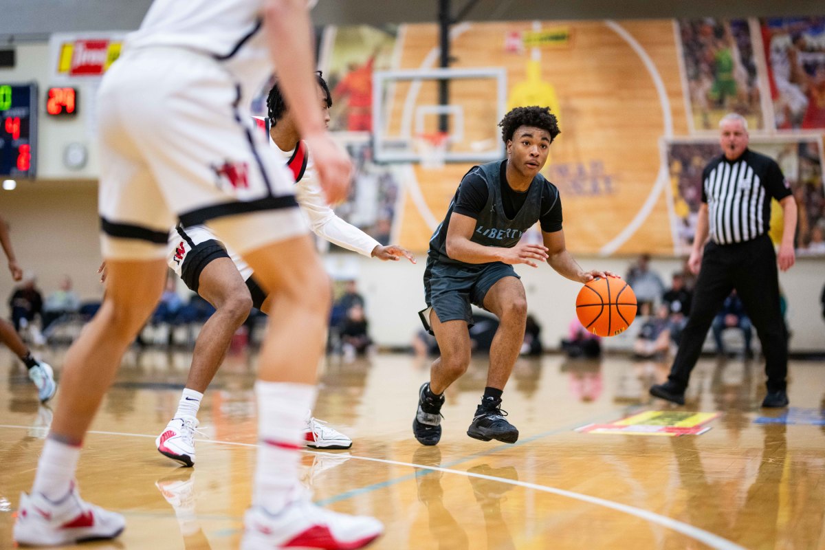 Liberty Harvard Westlake boys basketball Les Schwab Invitational game December 27 2023 Naji Saker-90