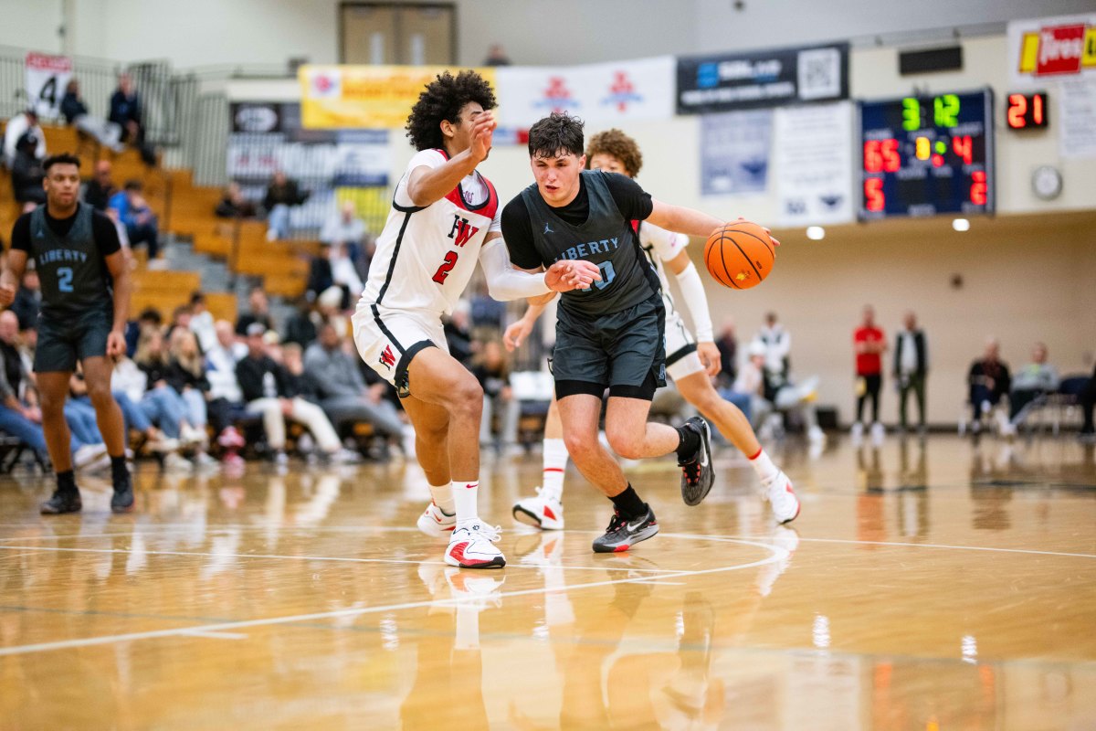 Liberty Harvard Westlake boys basketball Les Schwab Invitational game December 27 2023 Naji Saker-94