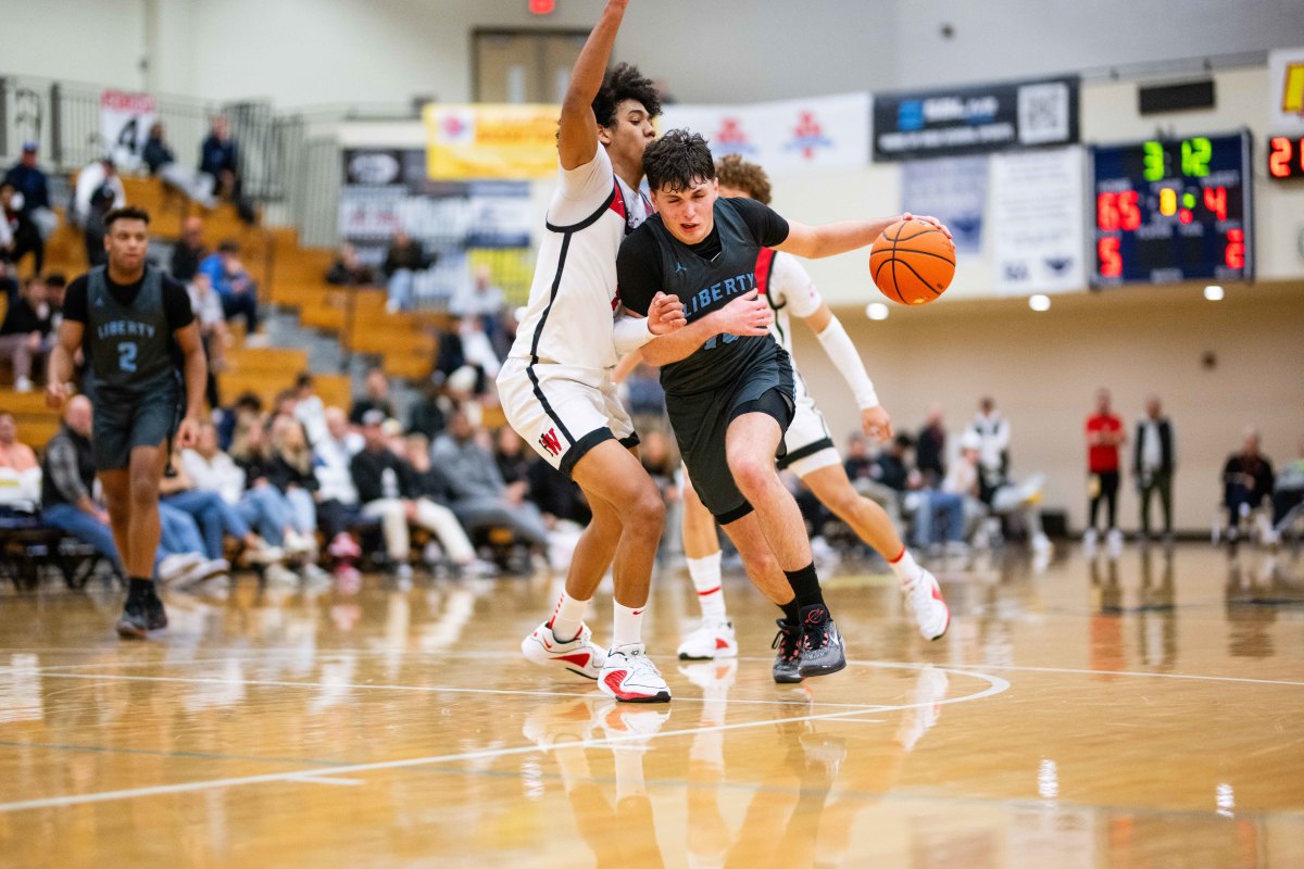 Liberty Harvard Westlake boys basketball Les Schwab Invitational game December 27 2023 Naji Saker-95