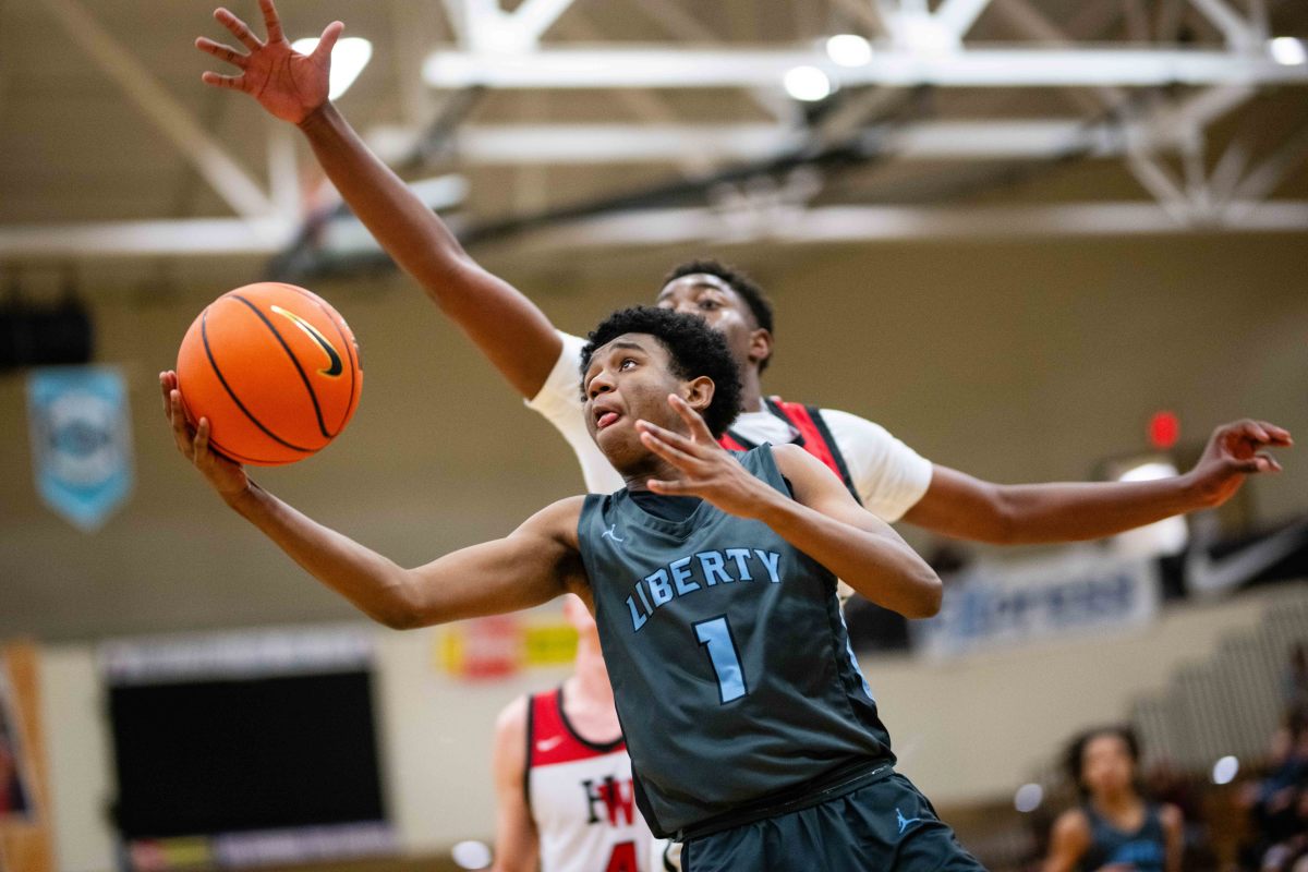 Liberty Harvard Westlake boys basketball Les Schwab Invitational game December 27 2023 Naji Saker-100