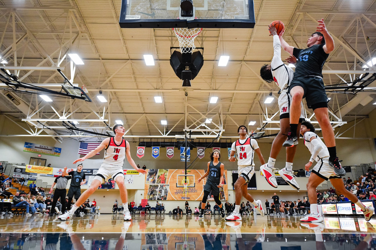 Liberty Harvard Westlake boys basketball Les Schwab Invitational game December 27 2023 Naji Saker-108