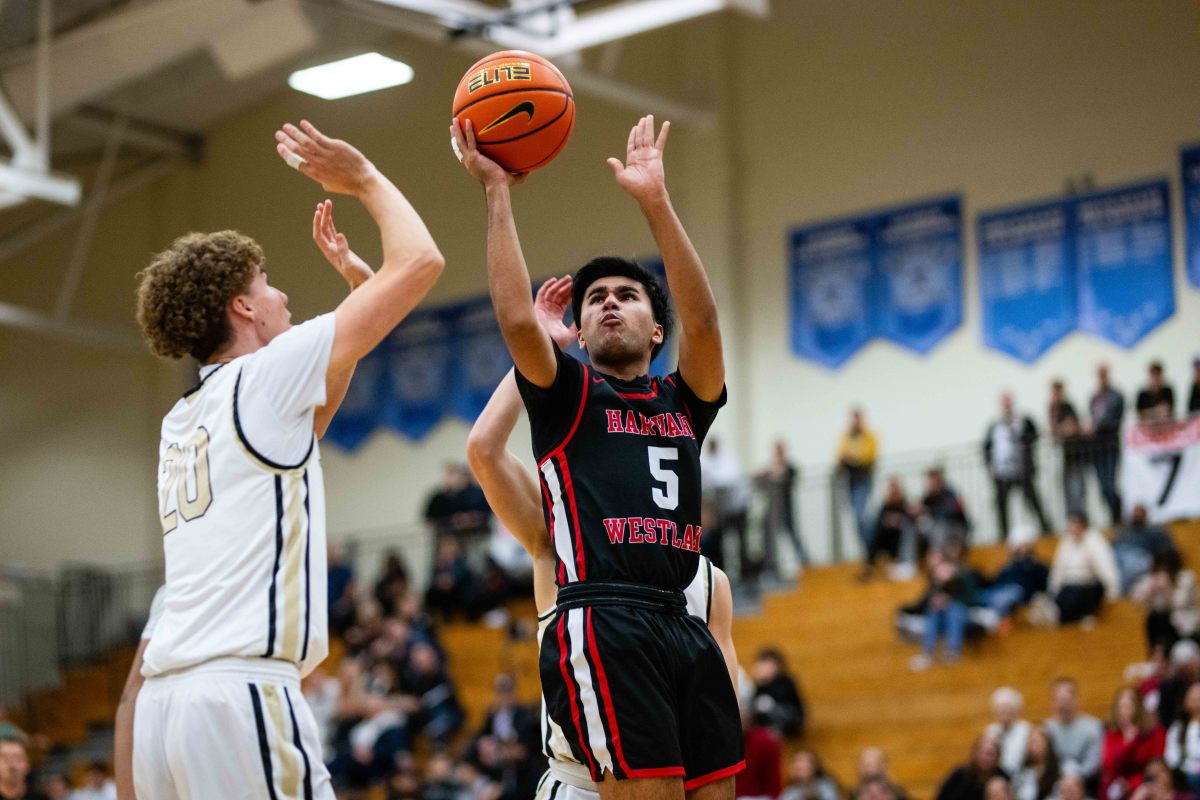 Southridge Harvard Westklake boys basketball Les Schwab Invitational game December 28 2023 Naji Saker-72 a