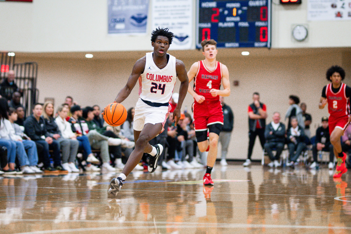 Columbus Harvard Westlake boys basketball Les Schwab Invitational December 30 2023 Naji Saker 2 -Southridge Harvard Westlake boys basketball Les Schwab Invitational postgame December 2023 Naji Saker-202