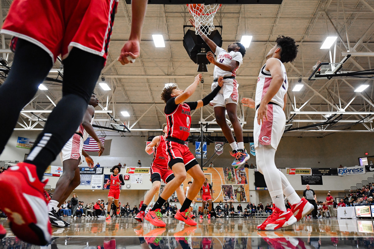 Columbus Harvard Westlake boys basketball Les Schwab Invitational December 30 2023 Naji Saker 2 -Southridge Harvard Westlake boys basketball Les Schwab Invitational postgame December 2023 Naji Saker-203