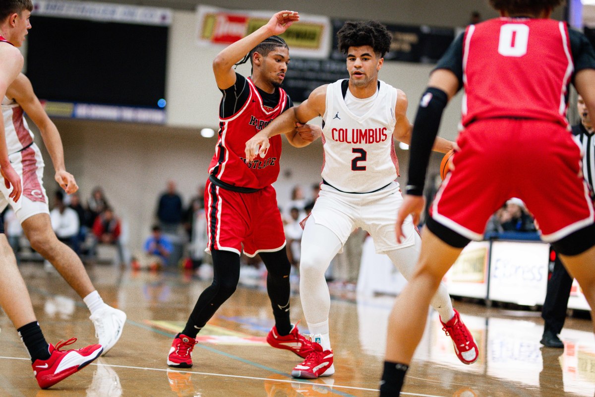 Columbus Harvard Westlake boys basketball Les Schwab Invitational December 30 2023 Naji Saker 2 -Southridge Harvard Westlake boys basketball Les Schwab Invitational postgame December 2023 Naji Saker-213