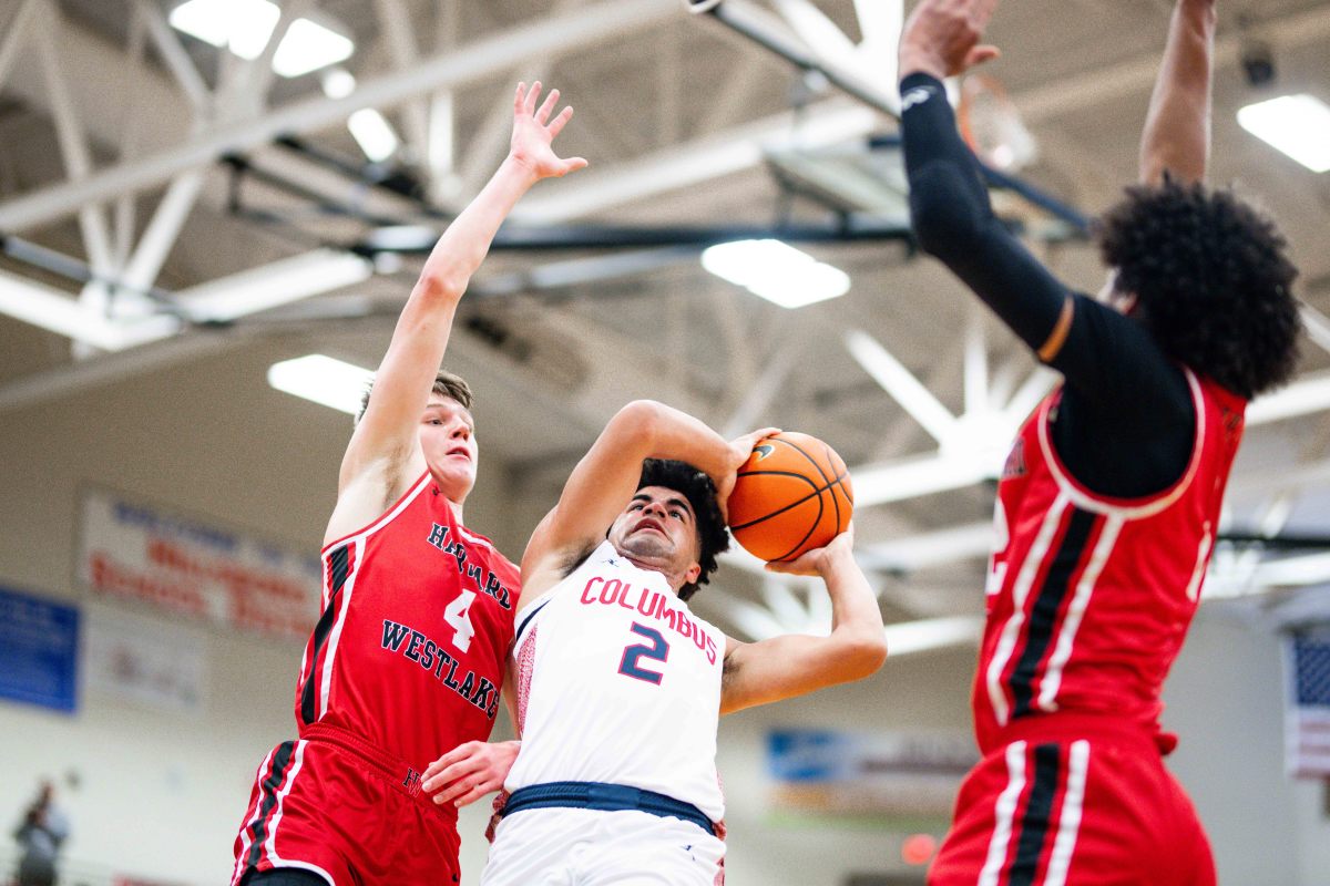 Columbus Harvard Westlake boys basketball Les Schwab Invitational December 30 2023 Naji Saker 2 -Southridge Harvard Westlake boys basketball Les Schwab Invitational postgame December 2023 Naji Saker-227