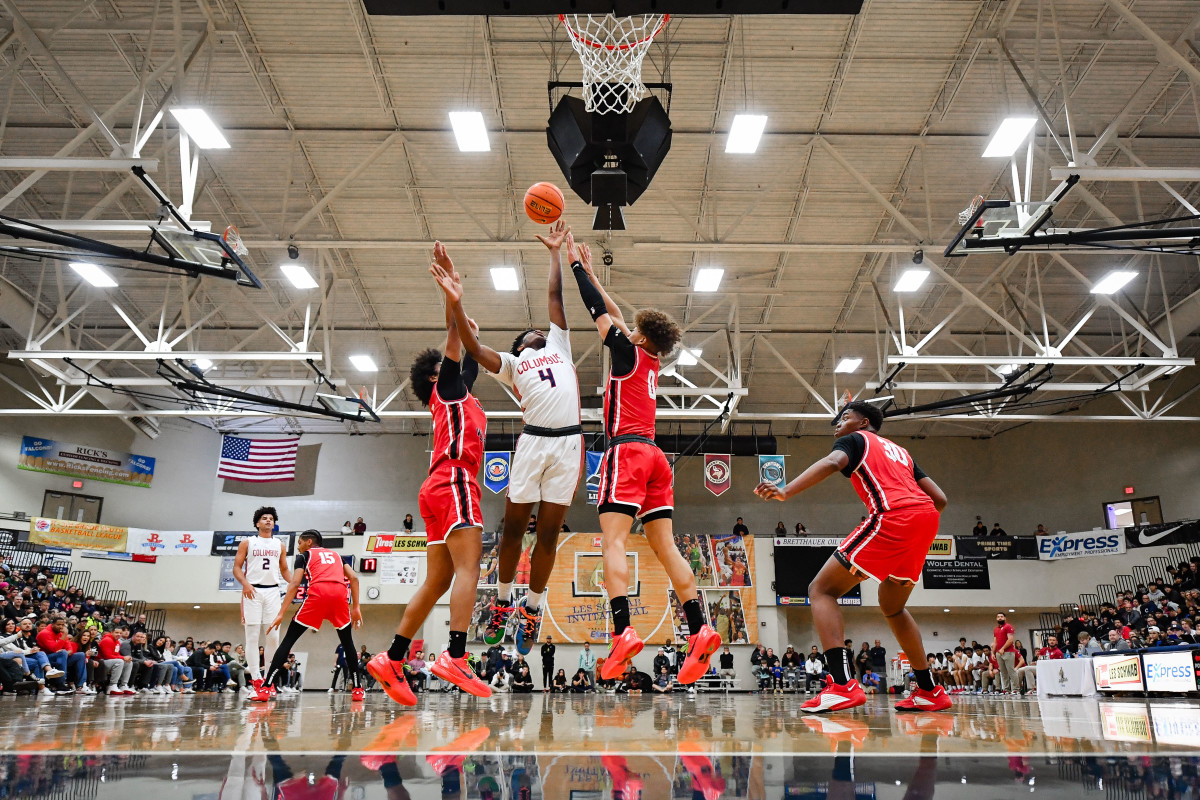 Columbus Harvard Westlake boys basketball Les Schwab Invitational December 30 2023 Naji Saker 2 -Southridge Harvard Westlake boys basketball Les Schwab Invitational postgame December 2023 Naji Saker-219