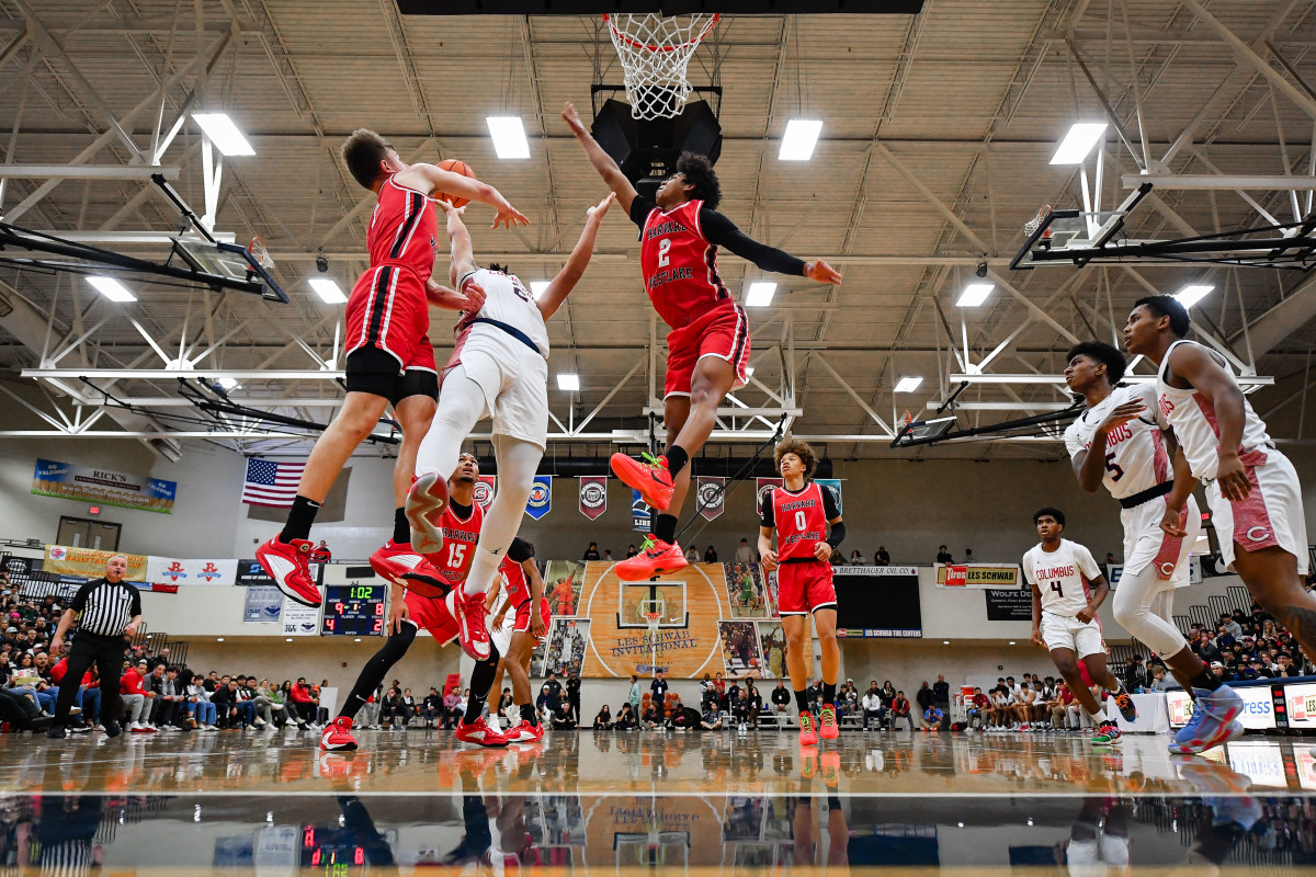 Columbus Harvard Westlake boys basketball Les Schwab Invitational December 30 2023 Naji Saker 2 -Southridge Harvard Westlake boys basketball Les Schwab Invitational postgame December 2023 Naji Saker-229