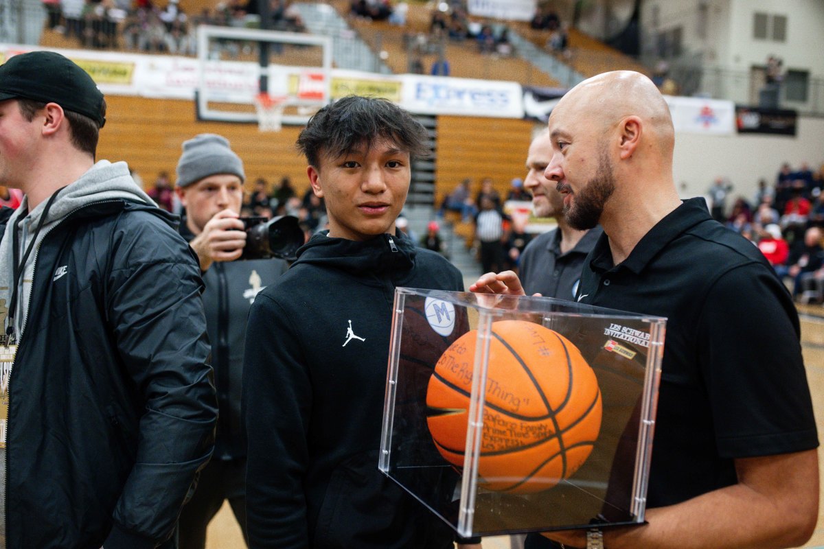 Columbus Harvard Westlake boys basketball Les Schwab Invitational December 30 2023 Naji Saker 2 -Southridge Harvard Westlake boys basketball Les Schwab Invitational postgame December 2023 Naji Saker-230