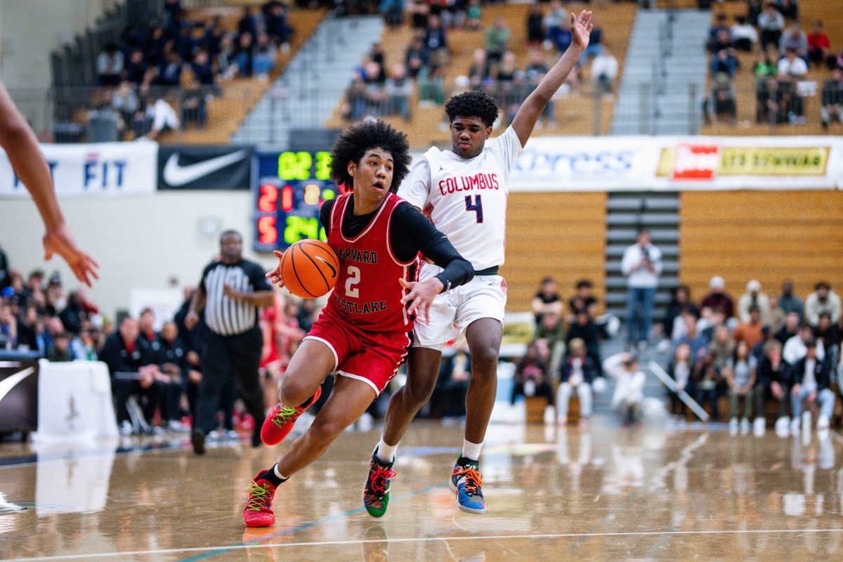 Columbus Harvard Westlake boys basketball Les Schwab Invitational December 30 2023 Naji Saker 2 -Southridge Harvard Westlake boys basketball Les Schwab Invitational postgame December 2023 Naji Saker-255