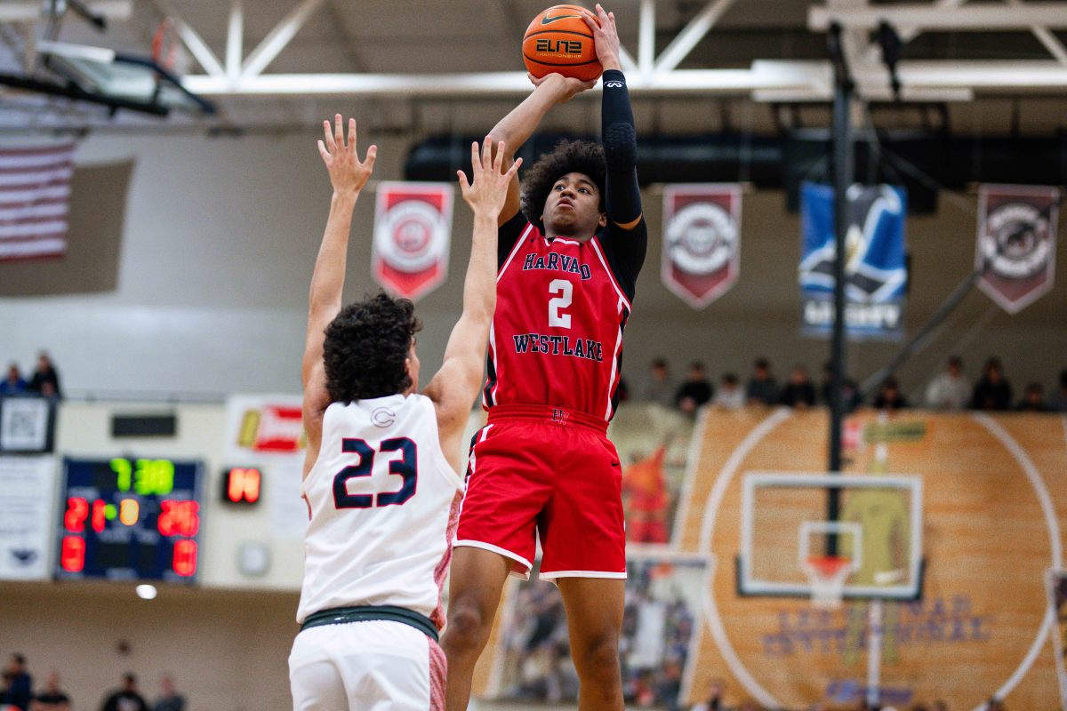 Harvard-Westlake's Robert Hinton is committed to Harvard.