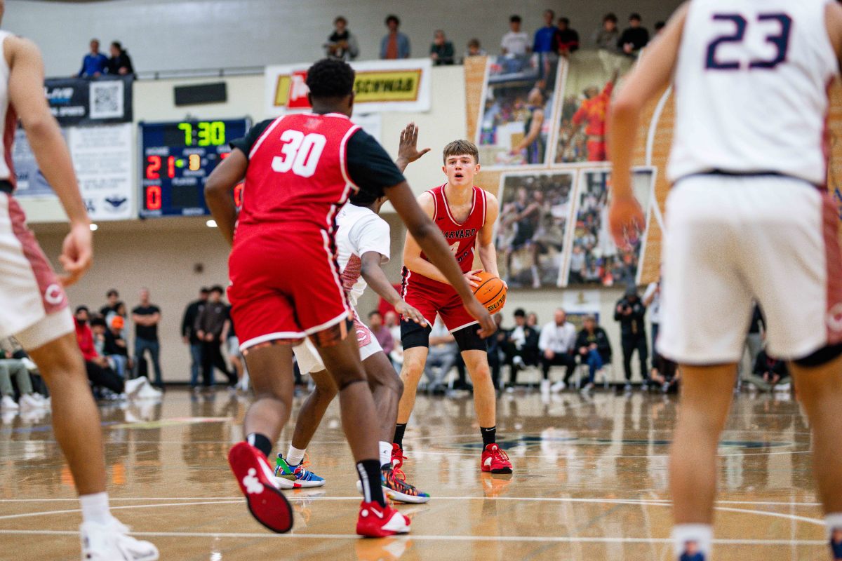 Columbus Harvard Westlake boys basketball Les Schwab Invitational December 30 2023 Naji Saker 2 -Southridge Harvard Westlake boys basketball Les Schwab Invitational postgame December 2023 Naji Saker-260