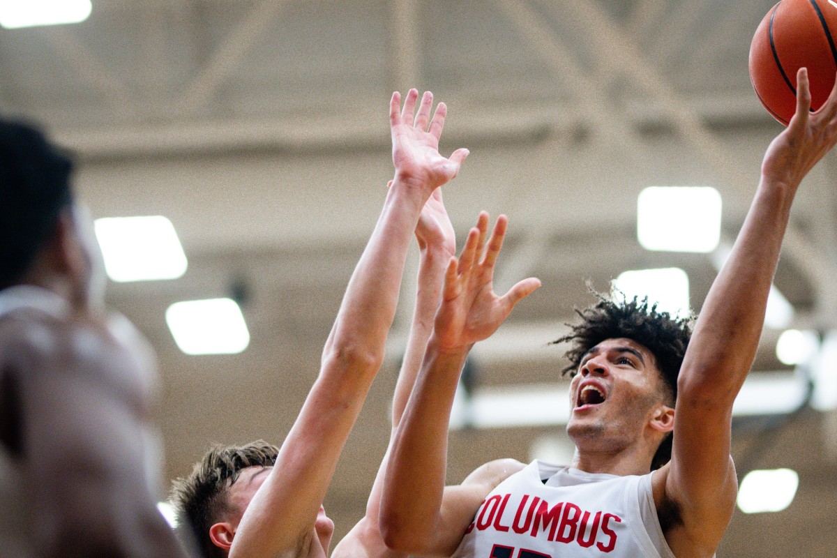 Columbus Harvard Westlake boys basketball Les Schwab Invitational December 30 2023 Naji Saker 2 -Southridge Harvard Westlake boys basketball Les Schwab Invitational postgame December 2023 Naji Saker-298