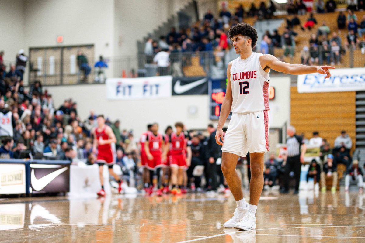 Columbus Harvard Westlake boys basketball Les Schwab Invitational December 30 2023 Naji Saker 2 -Southridge Harvard Westlake boys basketball Les Schwab Invitational postgame December 2023 Naji Saker-302