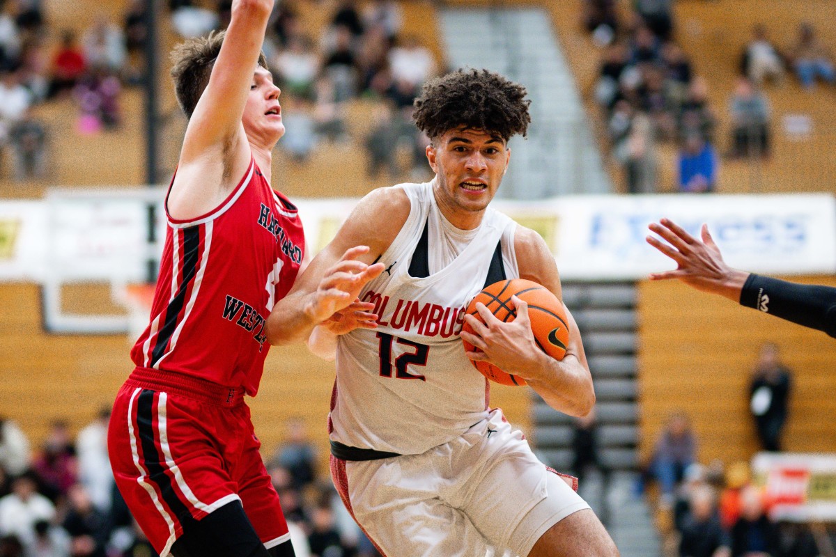 Columbus Harvard Westlake boys basketball Les Schwab Invitational December 30 2023 Naji Saker 2 -Southridge Harvard Westlake boys basketball Les Schwab Invitational postgame December 2023 Naji Saker-304