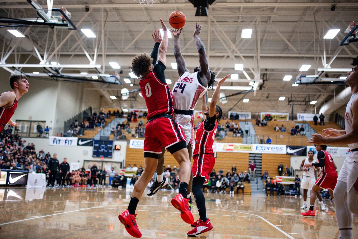 Columbus Harvard Westlake boys basketball Les Schwab Invitational December 30 2023 Naji Saker 2 -Southridge Harvard Westlake boys basketball Les Schwab Invitational postgame December 2023 Naji Saker-306