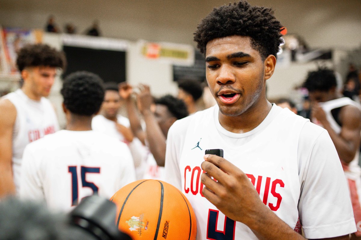 Columbus Harvard Westlake boys basketball Les Schwab Invitational December 30 2023 Naji Saker 2 -Southridge Harvard Westlake boys basketball Les Schwab Invitational postgame December 2023 Naji Saker-407