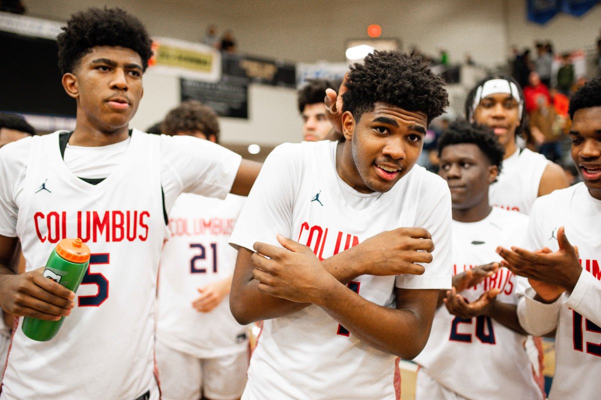 Columbus Harvard Westlake boys basketball Les Schwab Invitational December 30 2023 Naji Saker 2 -Southridge Harvard Westlake boys basketball Les Schwab Invitational postgame December 2023 Naji Saker-403