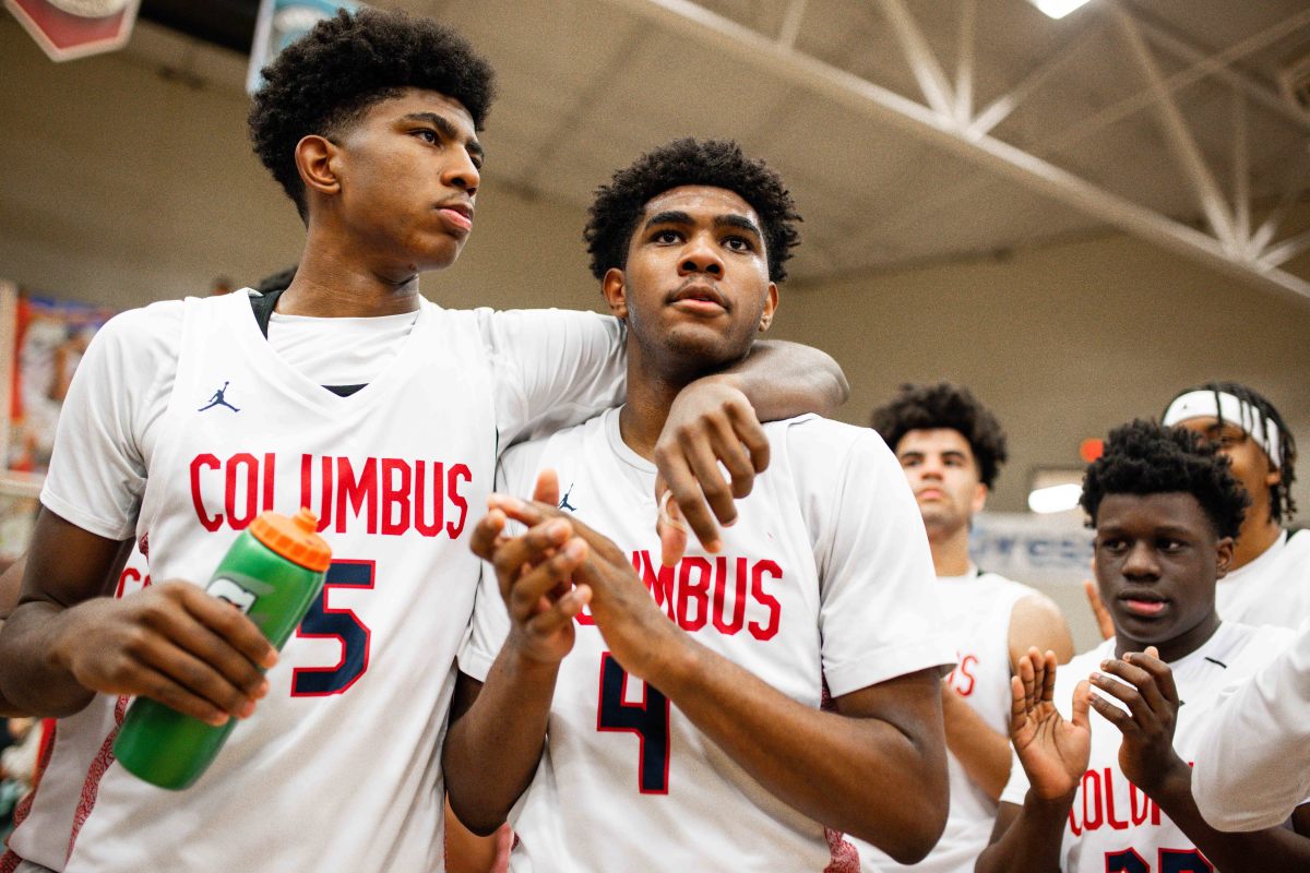 Columbus Harvard Westlake boys basketball Les Schwab Invitational December 30 2023 Naji Saker 2 -Southridge Harvard Westlake boys basketball Les Schwab Invitational postgame December 2023 Naji Saker-405