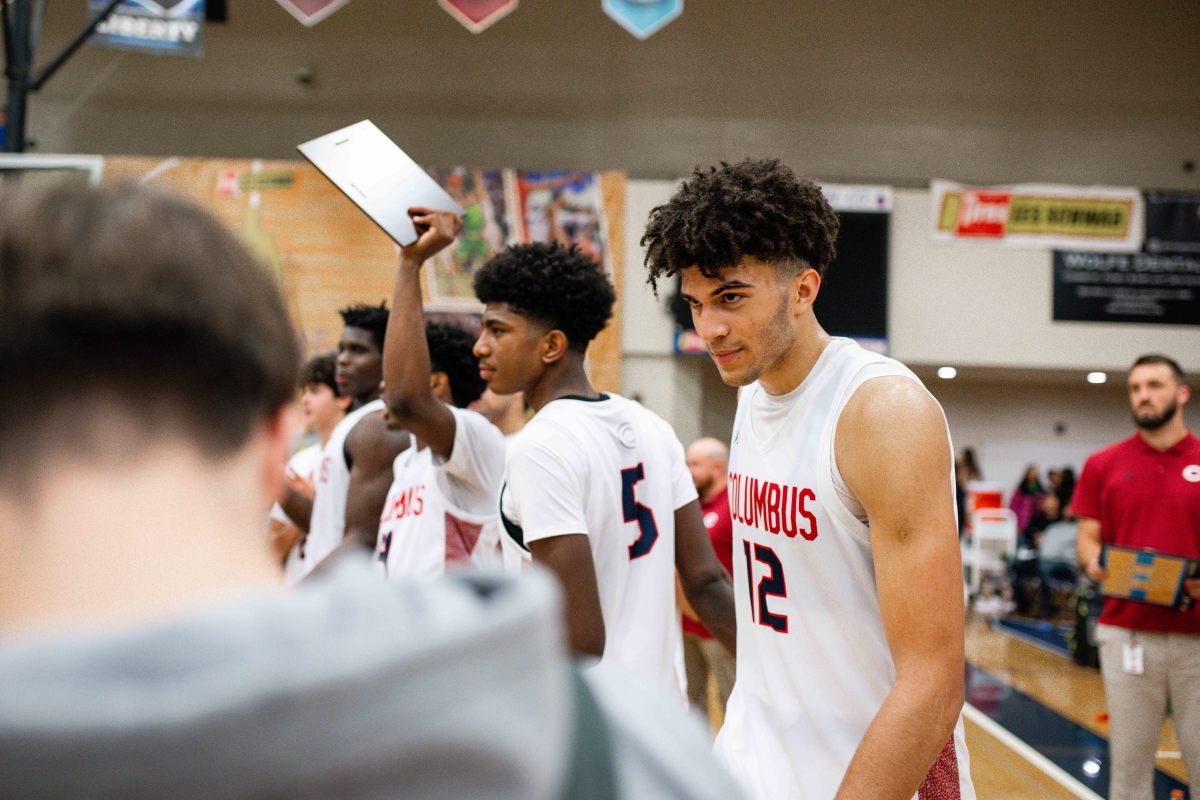 Columbus Harvard Westlake boys basketball Les Schwab Invitational December 30 2023 Naji Saker 2 -Southridge Harvard Westlake boys basketball Les Schwab Invitational postgame December 2023 Naji Saker-413