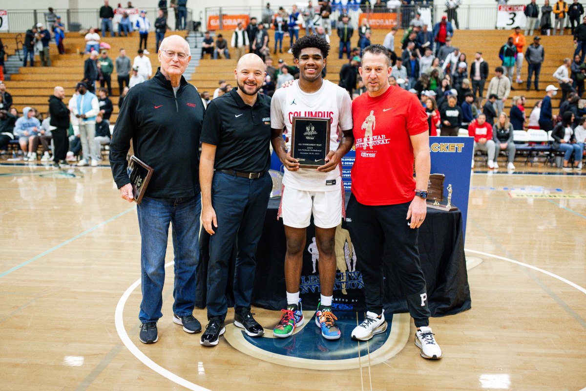 Columbus Harvard Westlake boys basketball Les Schwab Invitational December 30 2023 Naji Saker 2 -Southridge Harvard Westlake boys basketball Les Schwab Invitational postgame December 2023 Naji Saker-410