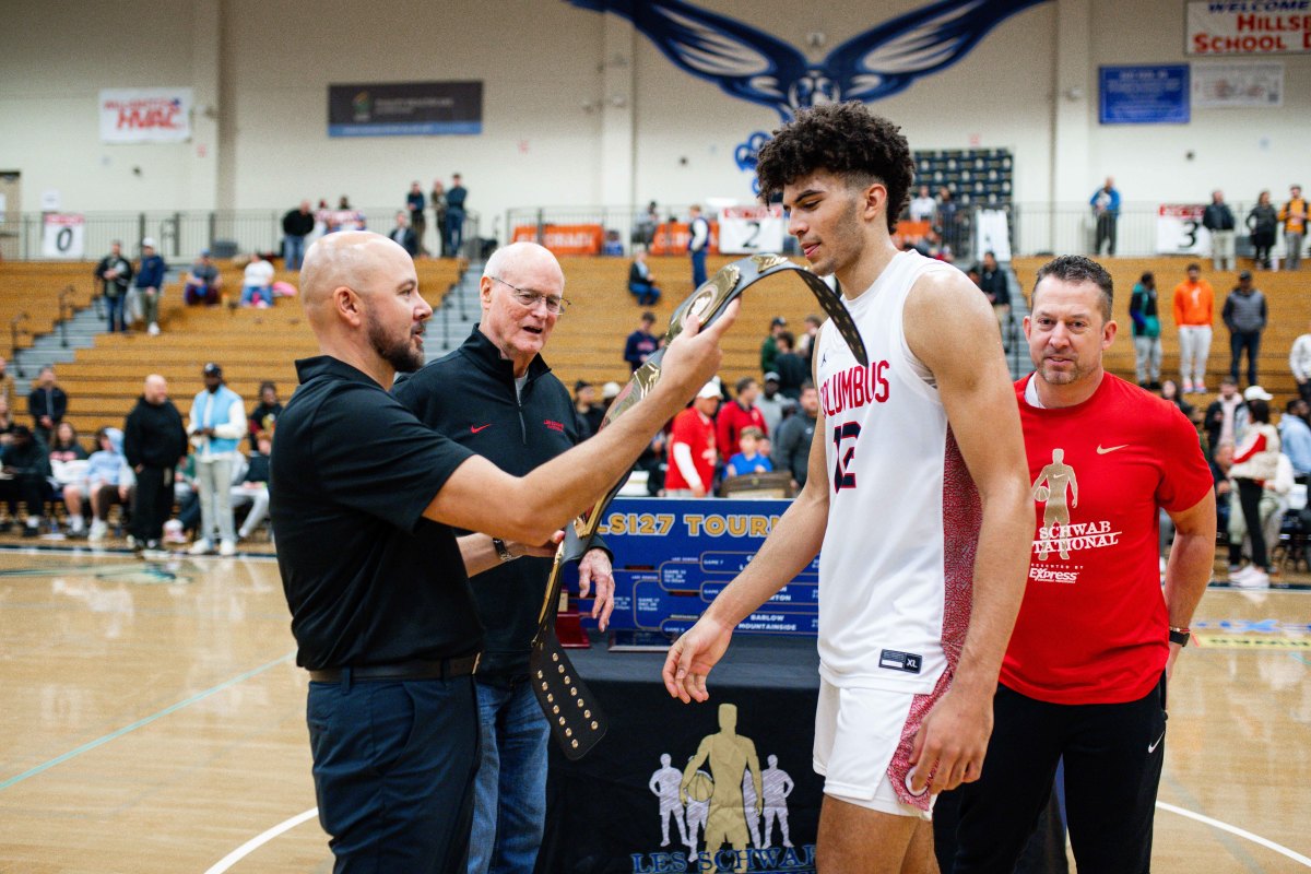 Columbus Harvard Westlake boys basketball Les Schwab Invitational December 30 2023 Naji Saker 2 -Southridge Harvard Westlake boys basketball Les Schwab Invitational postgame December 2023 Naji Saker-415