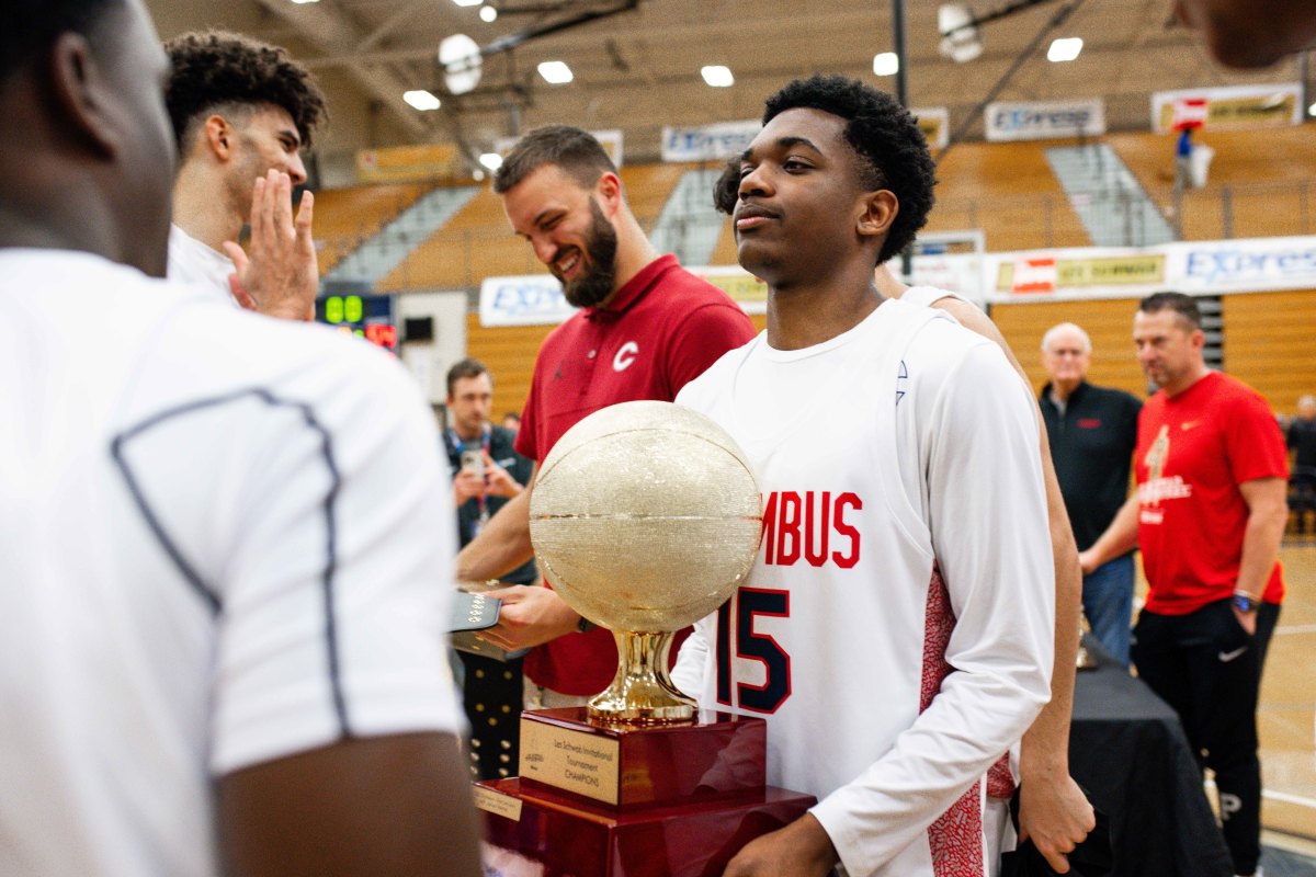 Columbus Harvard Westlake boys basketball Les Schwab Invitational December 30 2023 Naji Saker 2 -Southridge Harvard Westlake boys basketball Les Schwab Invitational postgame December 2023 Naji Saker-433