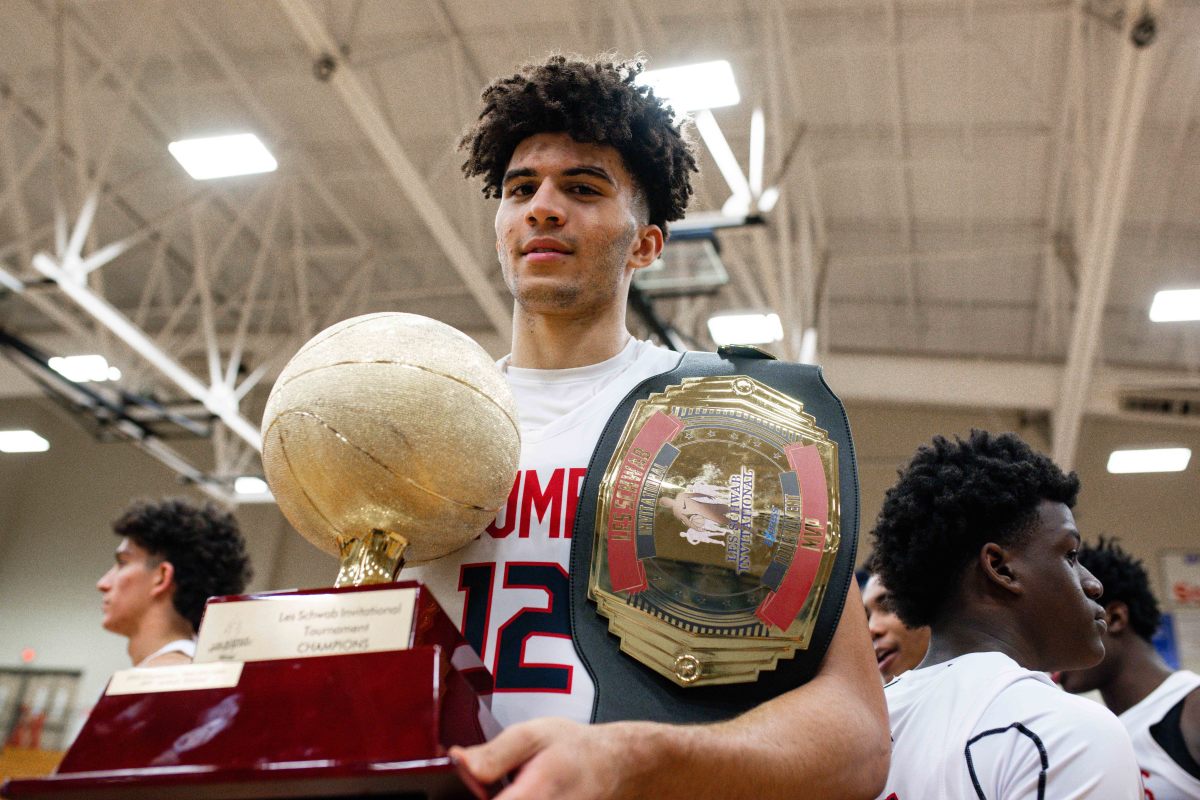 Columbus Harvard Westlake boys basketball Les Schwab Invitational December 30 2023 Naji Saker 2 -Southridge Harvard Westlake boys basketball Les Schwab Invitational postgame December 2023 Naji Saker-430