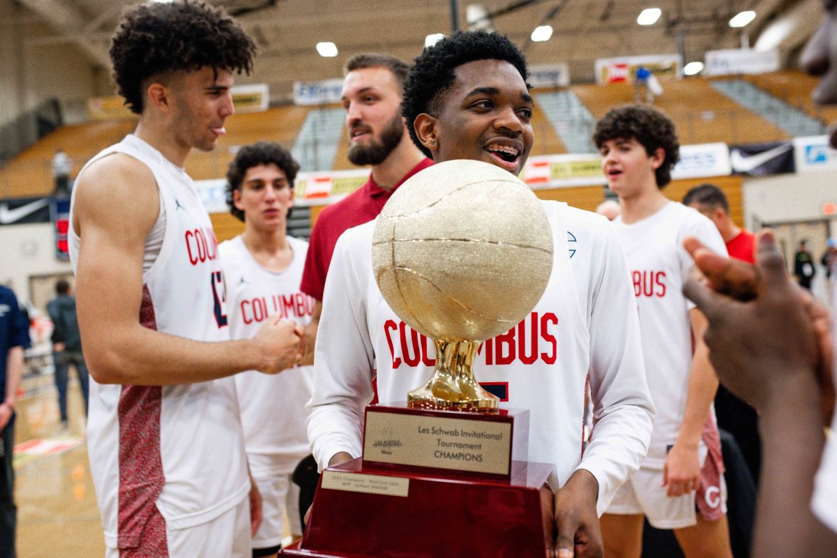 Columbus Harvard Westlake boys basketball Les Schwab Invitational December 30 2023 Naji Saker 2 -Southridge Harvard Westlake boys basketball Les Schwab Invitational postgame December 2023 Naji Saker-436