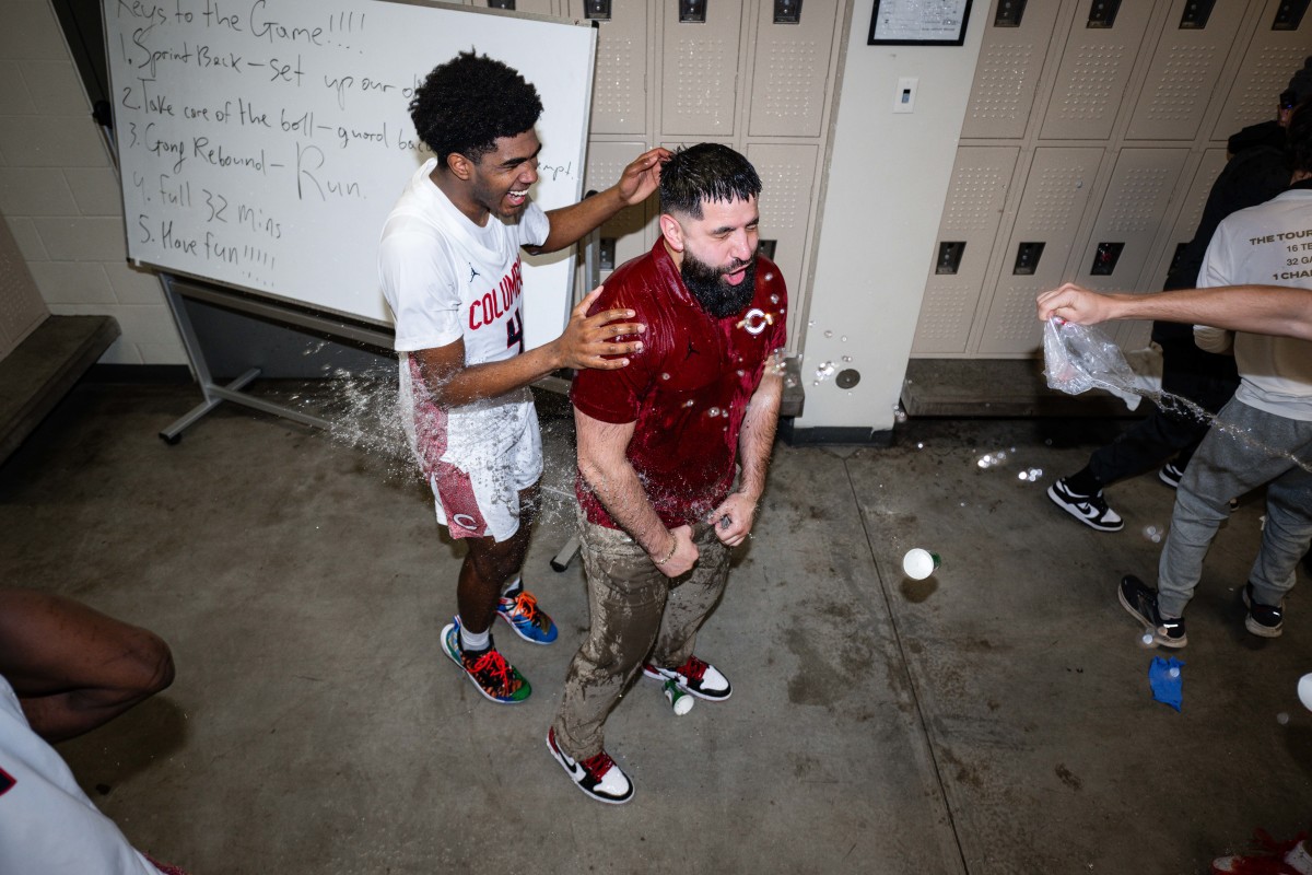 Columbus Harvard Westlake boys basketball Les Schwab Invitational December 30 2023 Naji Saker 2 -Southridge Harvard Westlake boys basketball Les Schwab Invitational postgame December 2023 Naji Saker-447