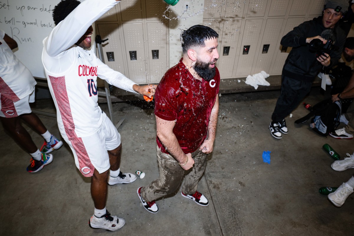 Columbus Harvard Westlake boys basketball Les Schwab Invitational December 30 2023 Naji Saker 2 -Southridge Harvard Westlake boys basketball Les Schwab Invitational postgame December 2023 Naji Saker-450