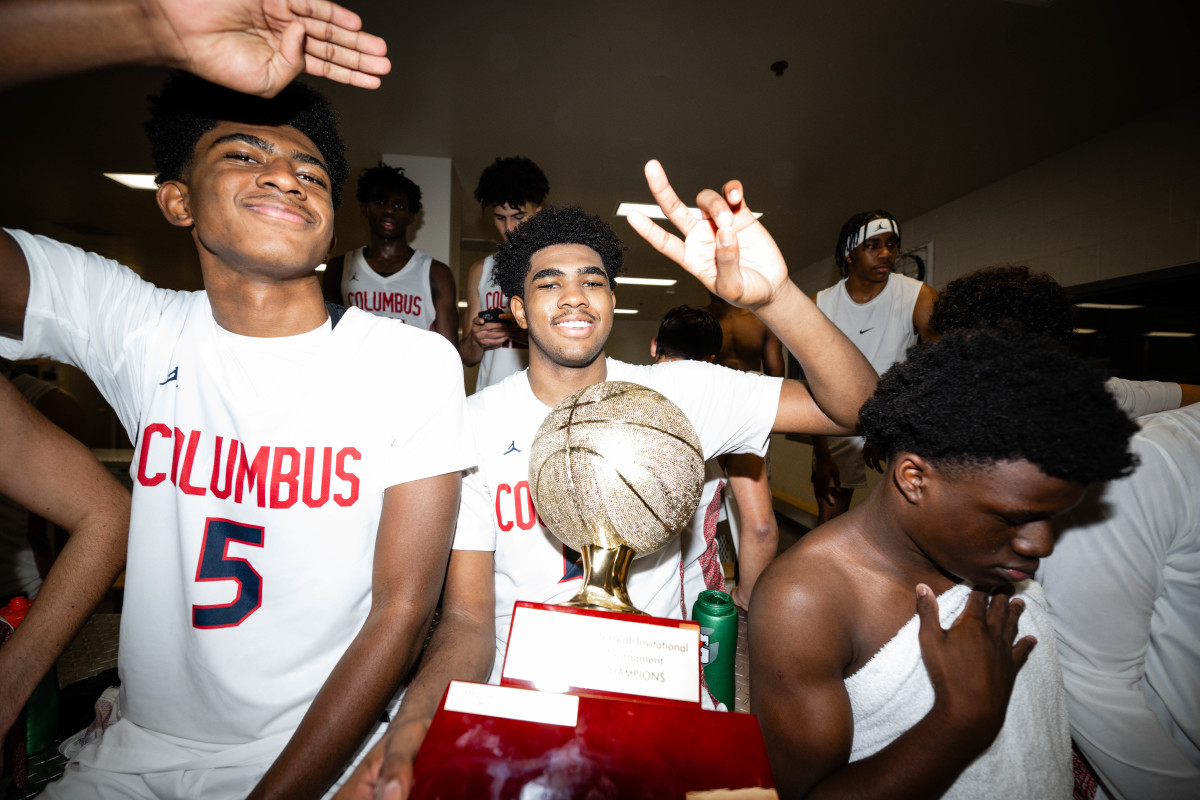 Columbus Harvard Westlake boys basketball Les Schwab Invitational December 30 2023 Naji Saker 2 -Southridge Harvard Westlake boys basketball Les Schwab Invitational postgame December 2023 Naji Saker-463