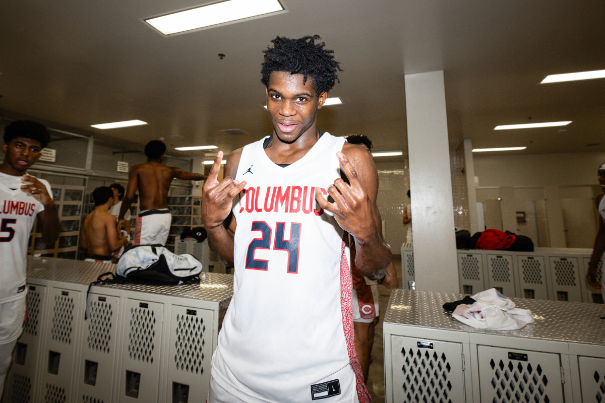 Columbus Harvard Westlake boys basketball Les Schwab Invitational December 30 2023 Naji Saker 2 -Southridge Harvard Westlake boys basketball Les Schwab Invitational postgame December 2023 Naji Saker-454