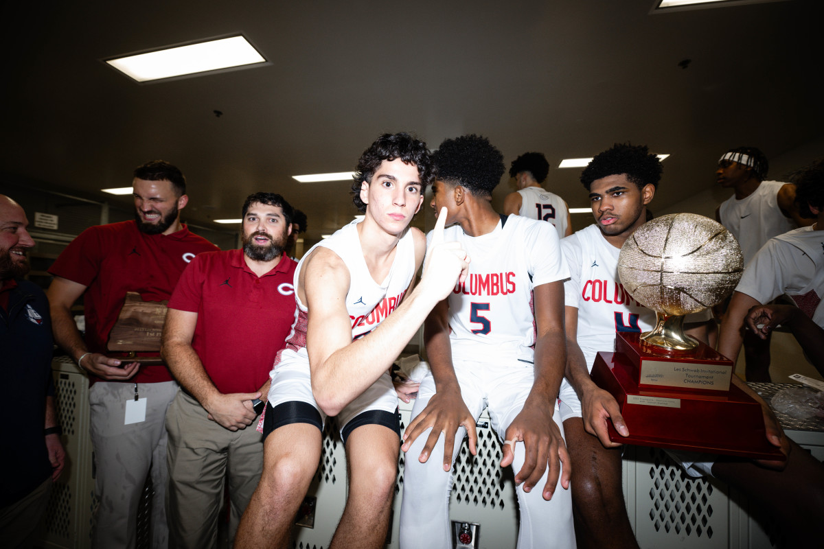 Columbus Harvard Westlake boys basketball Les Schwab Invitational December 30 2023 Naji Saker 2 -Southridge Harvard Westlake boys basketball Les Schwab Invitational postgame December 2023 Naji Saker-462