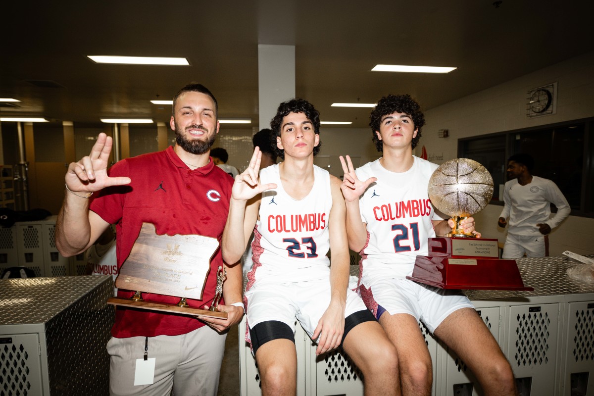 Columbus Harvard Westlake boys basketball Les Schwab Invitational December 30 2023 Naji Saker 2 -Southridge Harvard Westlake boys basketball Les Schwab Invitational postgame December 2023 Naji Saker-469