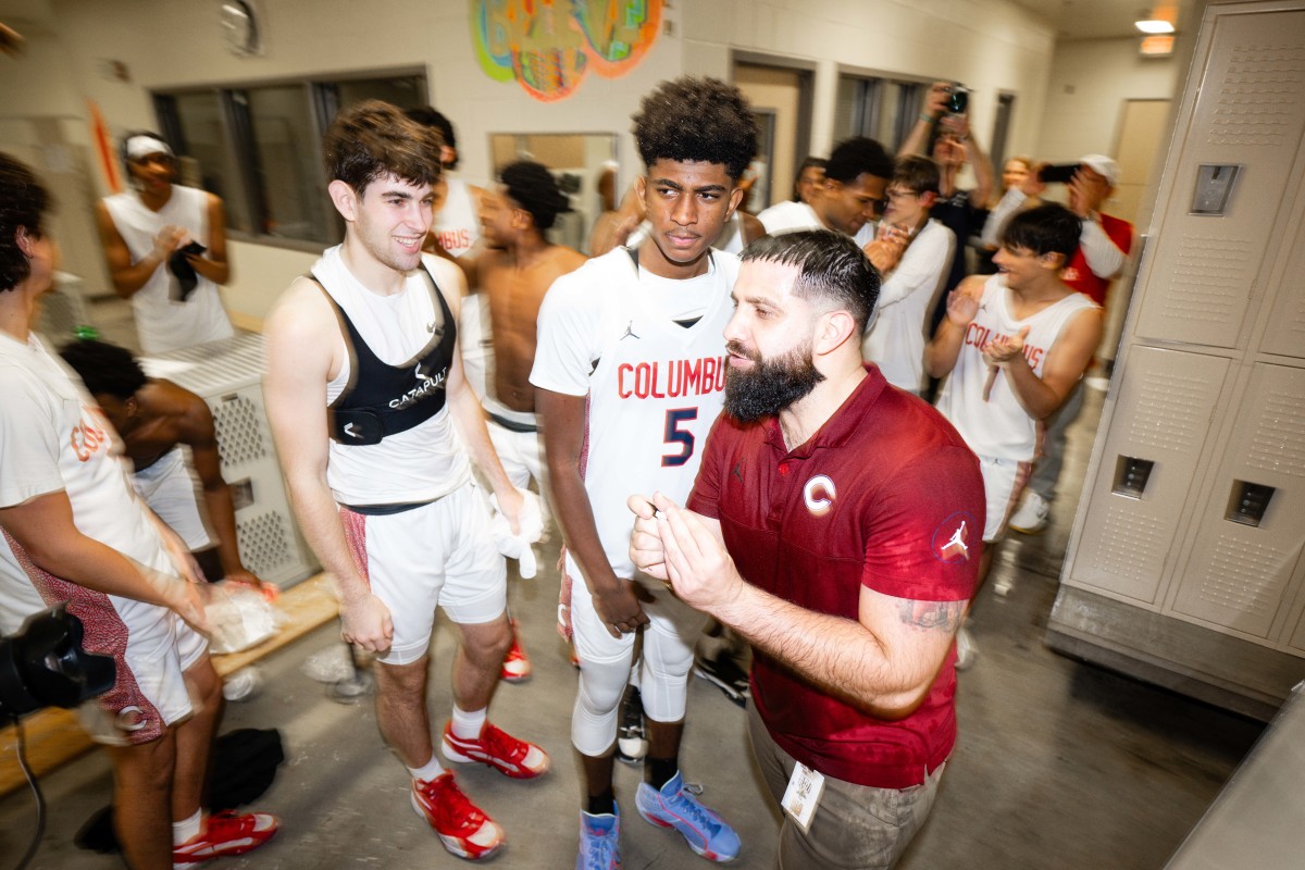 Columbus Harvard Westlake boys basketball Les Schwab Invitational December 30 2023 Naji Saker 2 -Southridge Harvard Westlake boys basketball Les Schwab Invitational postgame December 2023 Naji Saker-460