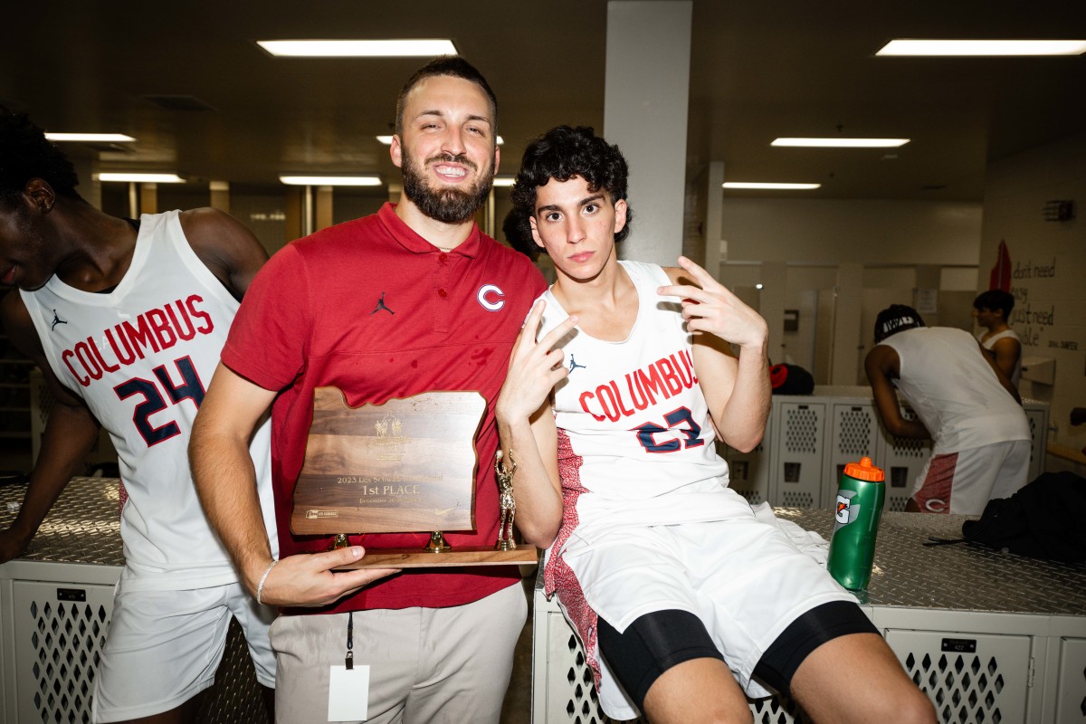 Columbus Harvard Westlake boys basketball Les Schwab Invitational December 30 2023 Naji Saker 2 -Southridge Harvard Westlake boys basketball Les Schwab Invitational postgame December 2023 Naji Saker-467