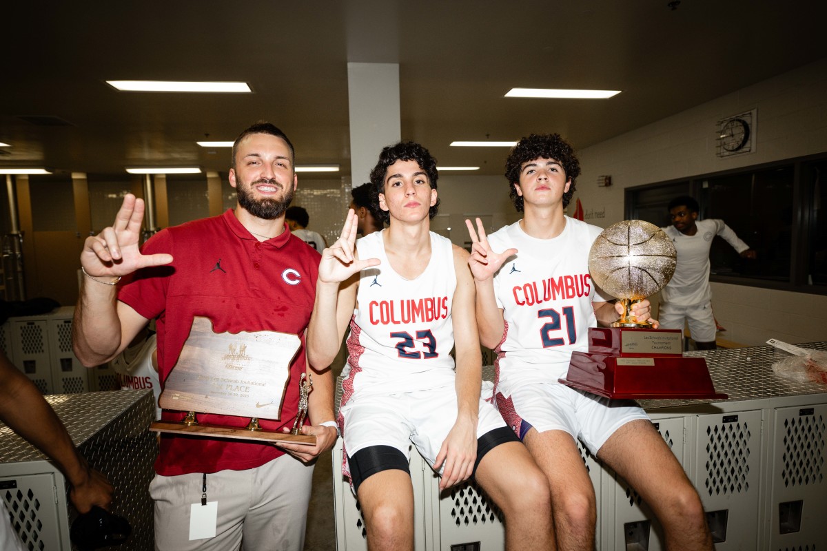 Columbus Harvard Westlake boys basketball Les Schwab Invitational December 30 2023 Naji Saker 2 -Southridge Harvard Westlake boys basketball Les Schwab Invitational postgame December 2023 Naji Saker-468