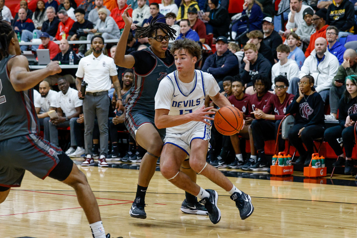 Quincy Illinois Cardinal Ritter Missouri boys basketball January 6 2024 Nate Latsch 25172