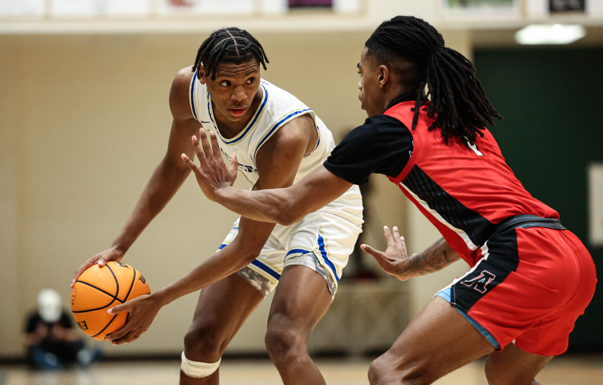 McEachern star Ace Bailey, left, will be playing for Rutgers next season.