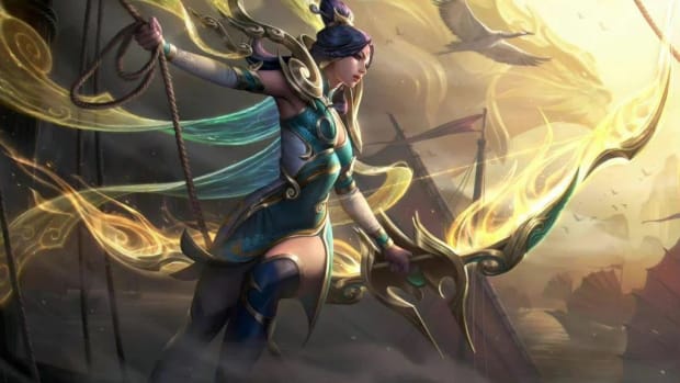 League of Legends Champion Ashe with Lunar Empress skin