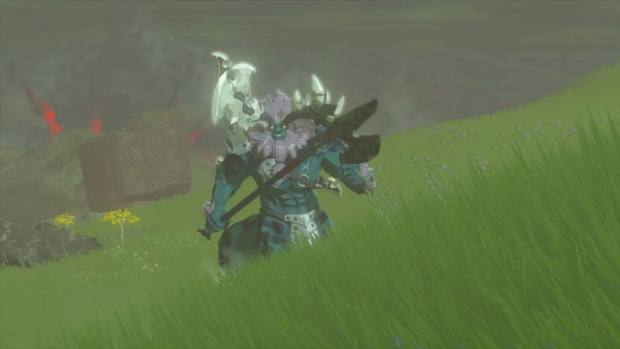 Zelda TOTK Blue-maned Lynel