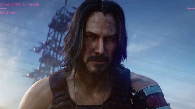 Keanu Reeves in Cyberpunk 2077.