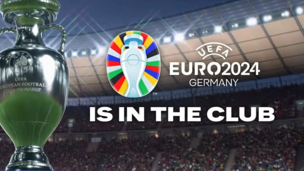 EA FC 24 UEFA Euro 2024 trophy screenshot.