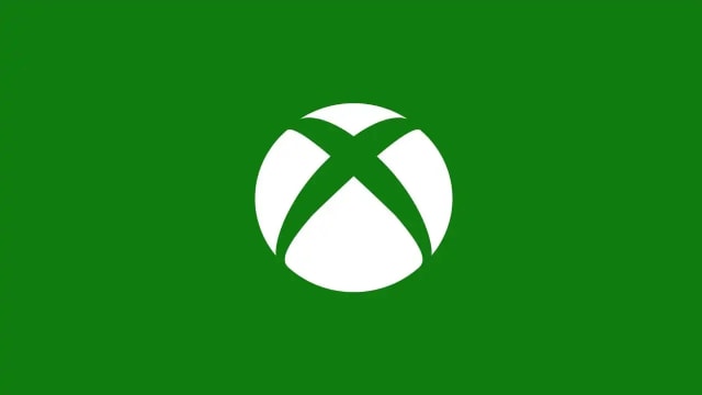 White Xbox logo on green background.