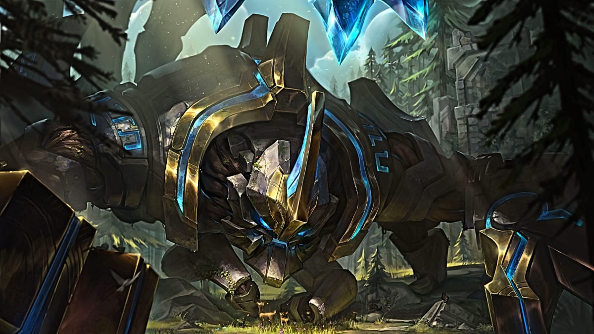 mecha aatrox splash art